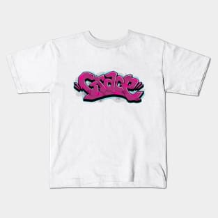 Grace graffiti name Kids T-Shirt